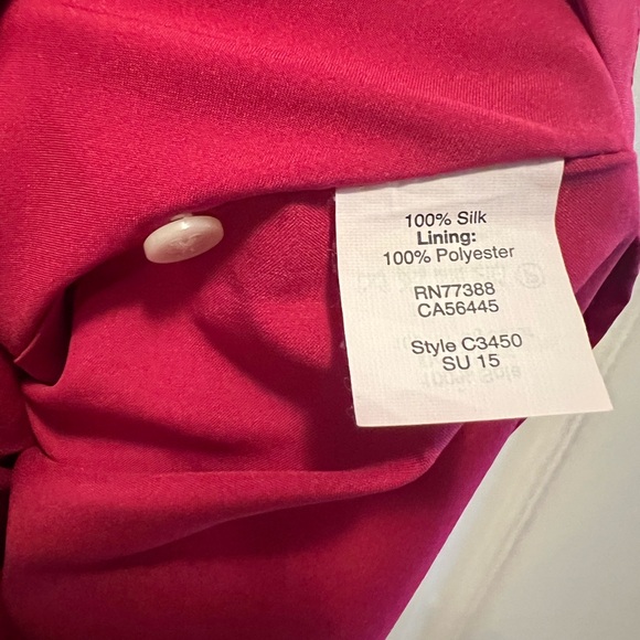 Madewell magenta mini dress - size 6 - Picture 6 of 6